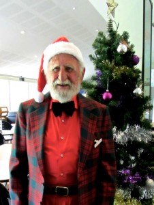 Our very own Santa, Howard Lewis