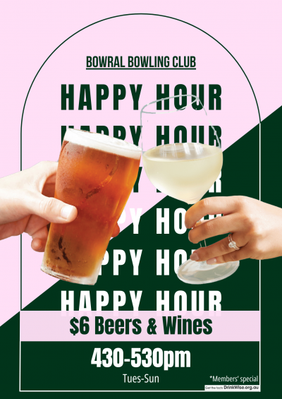 Happy Hour Flyer $6